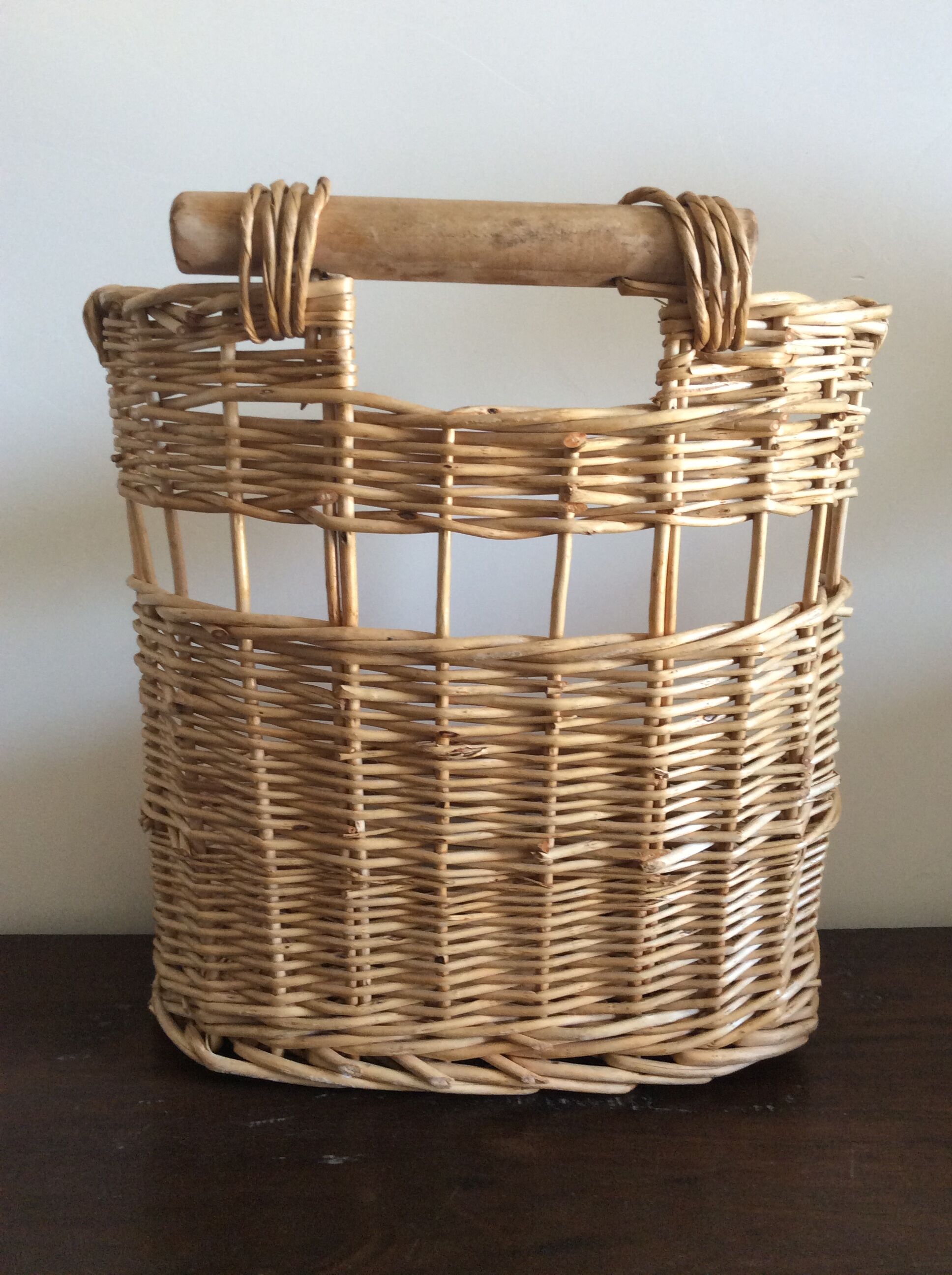 Vintage bakery pan shelf