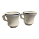 Paire tasses brulots XIXeme