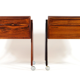 Pair of vintage Danish retro bedside tables in rosewood 60s 70s