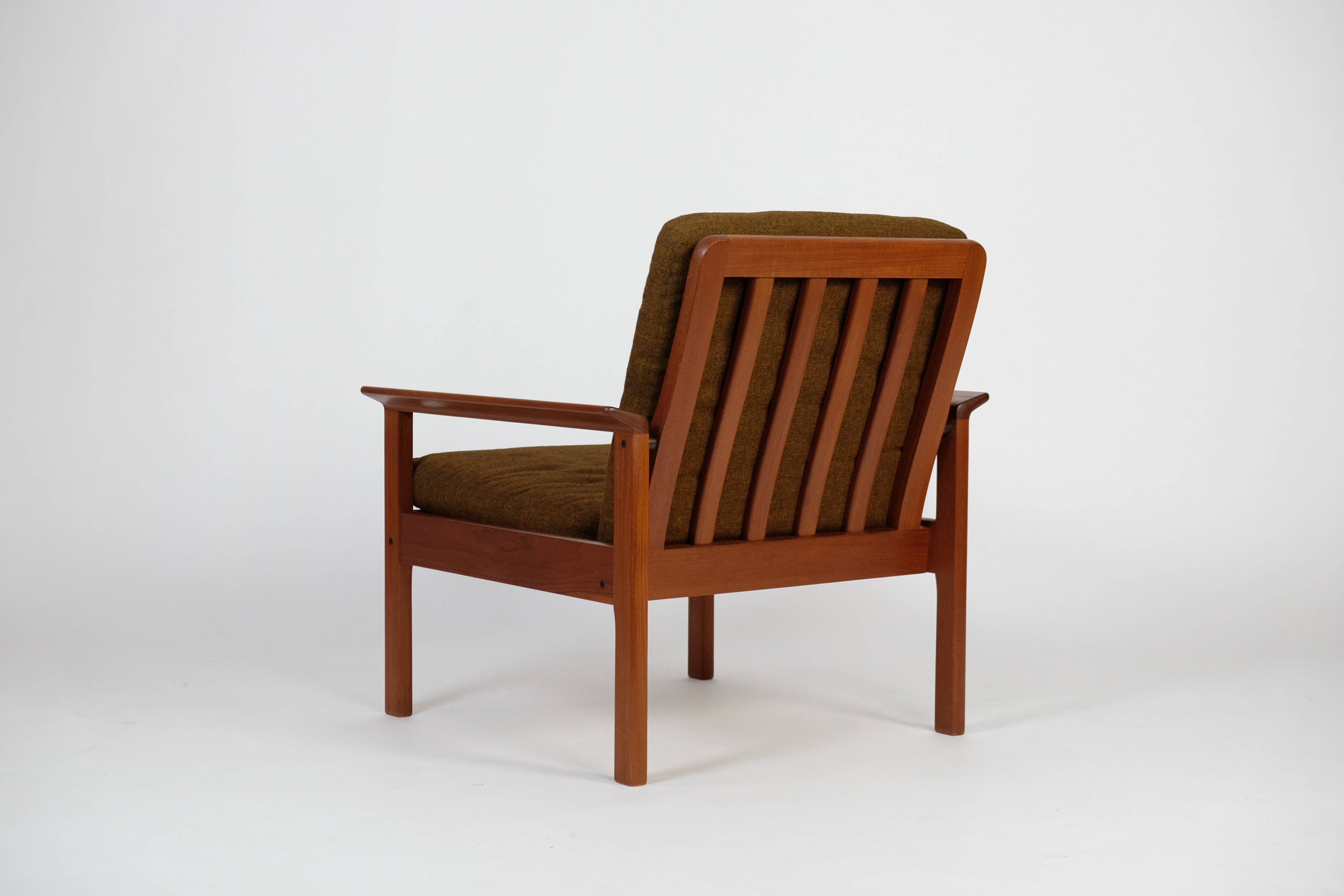 Danish Teak Sessel Easy Chair Armlehnen Vintage 60er Mid-Century