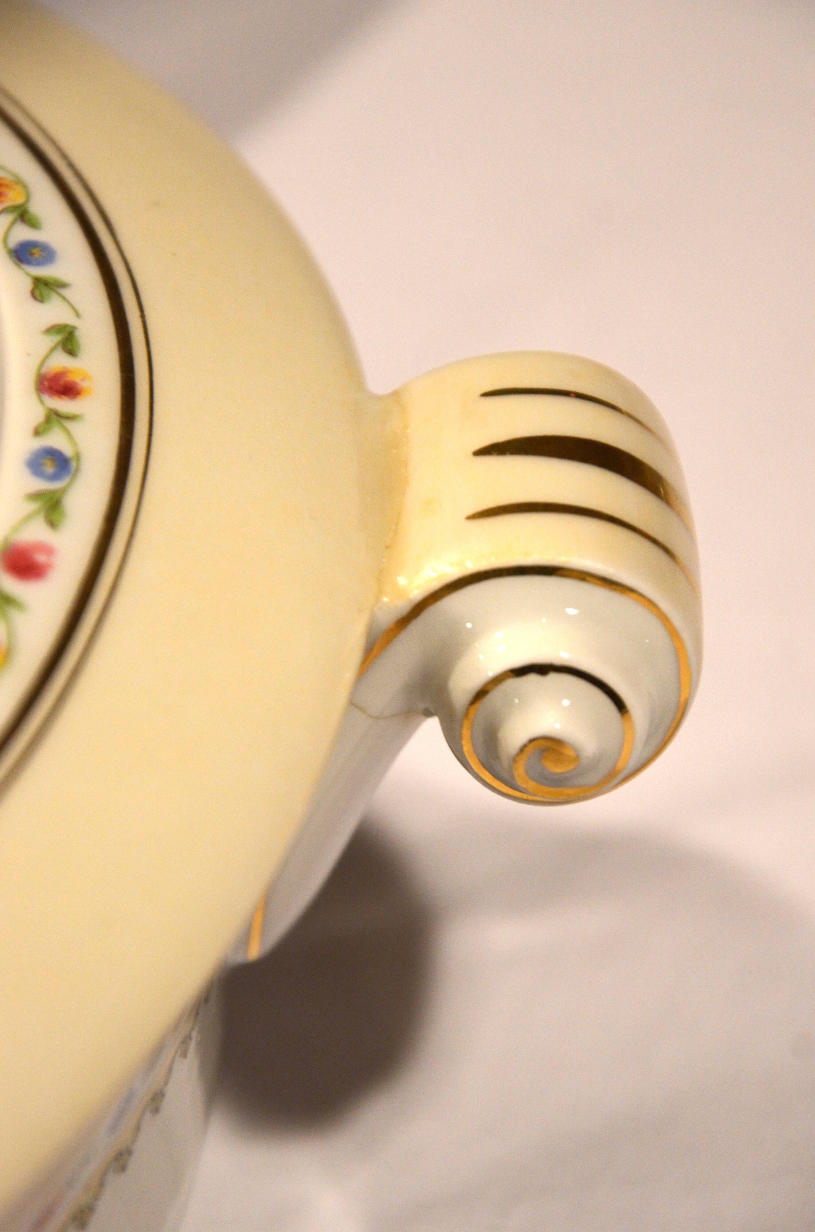 75-piece vintage porcelain table service, Raynaud & Co., Limoges.