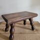 Tabouret avec pieds en bois tourné