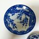 tea cup and Japanese saucer in blue and white porcelain