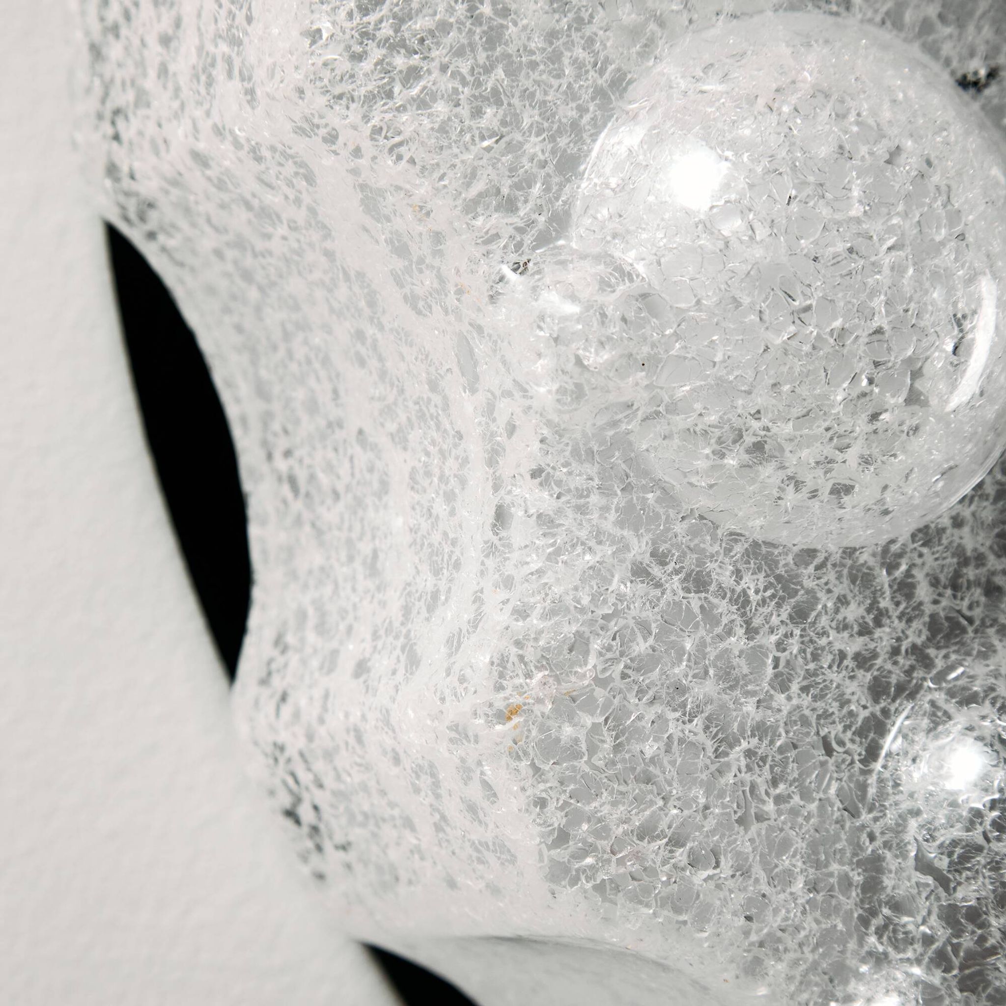 Wall light in metal and plastic