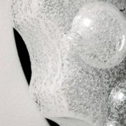 Wall light in metal and plastic