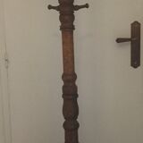 Porte manteaux ancien en bois style perroquet