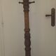 Door old wooden mantles in parrot style