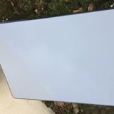 White vintage formica table 60s