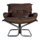 Fauteuil "Wing" en cuir, Harald RELLING, 1980s