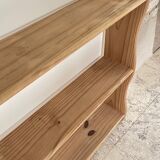 Shelf 3 vintage raw wood shelves