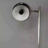60s chrome metal articulated lamp
