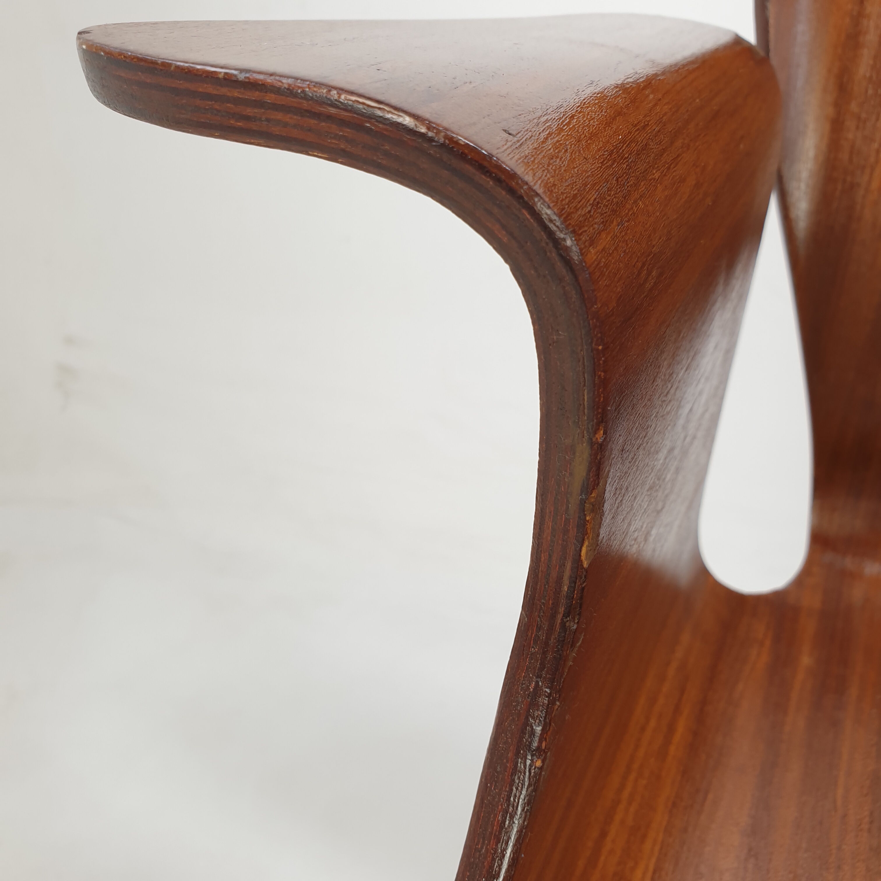 Mid Century Italian 3-seat Bench by Carlo Ratti, 50's