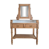 Bathroom cabinet with marble top in Henri II style