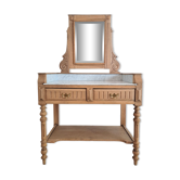 Bathroom cabinet with marble top in Henri II style