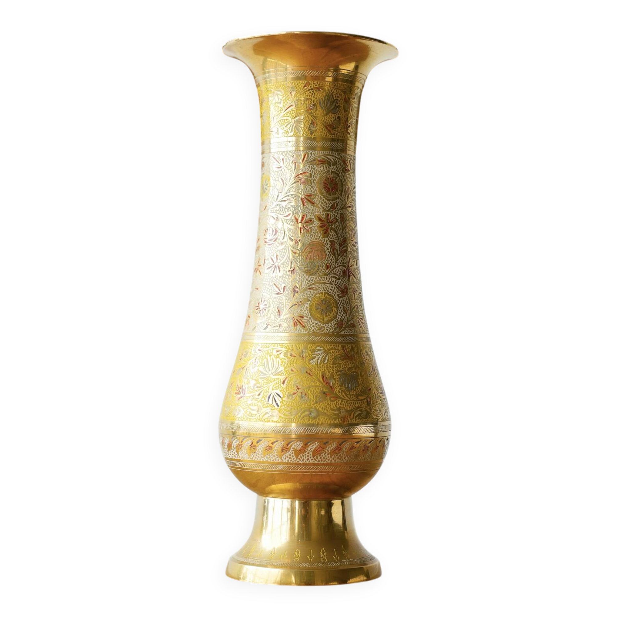 Indian brass vase