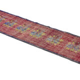 Anatolian handmade vintage rug 316 cm x 63 cm