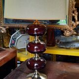 Earthenware 3-ball lamp base
