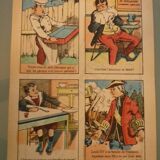 Lot de 10 planches d'imageries d'Epinal