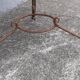 Table de jardin en fer forgé