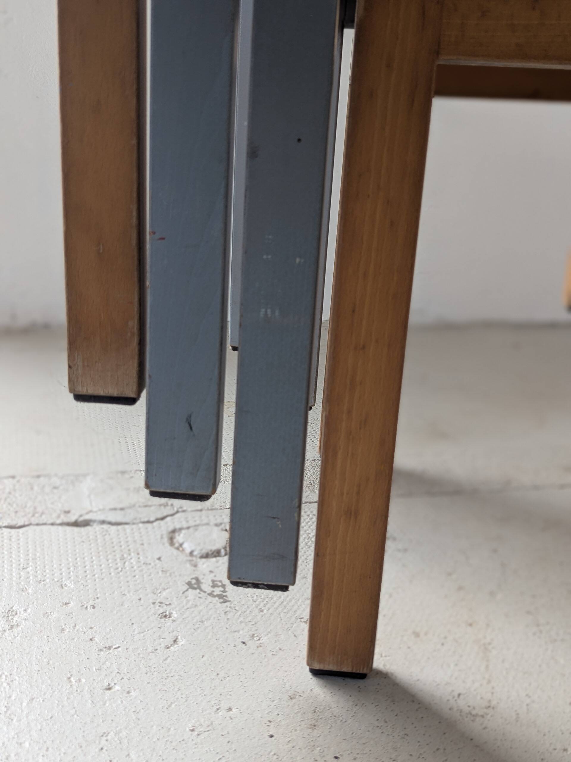 Set of 4 stackable chairs by Rainer Schell