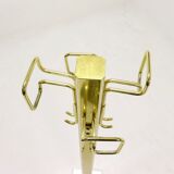 Mid century Belgo Chrom brass & chrome coat rack 1970s