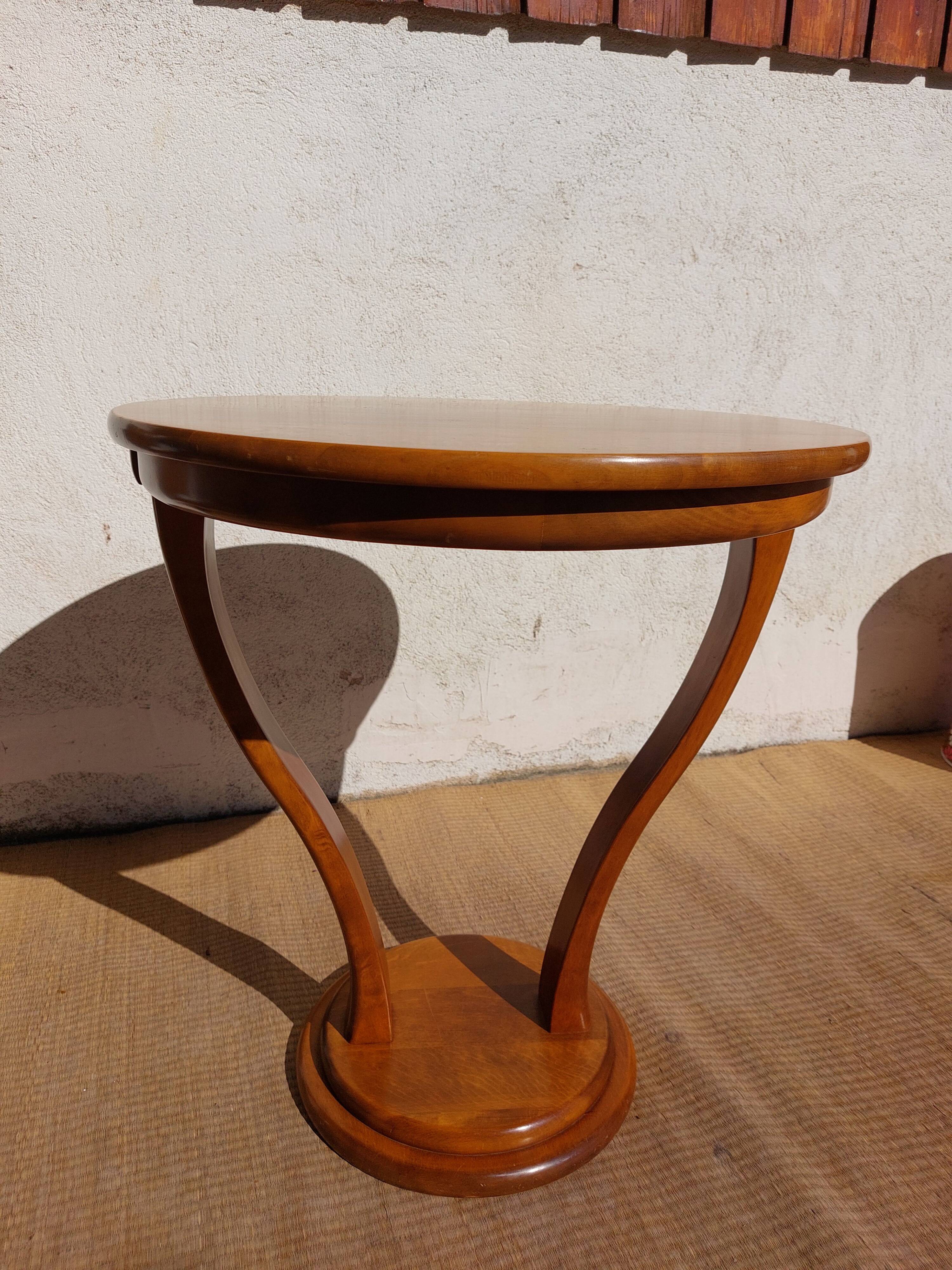 Guéridon art déco, 2 pieds