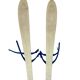 Vintage 80s junior/child ski pair