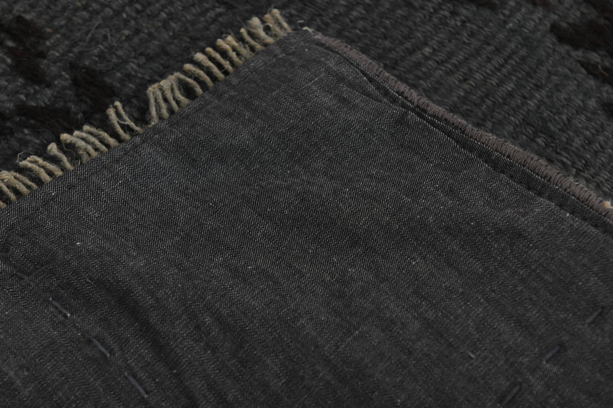 2x8 Vintage Gray & Black Runner Rug, 72x255Cm