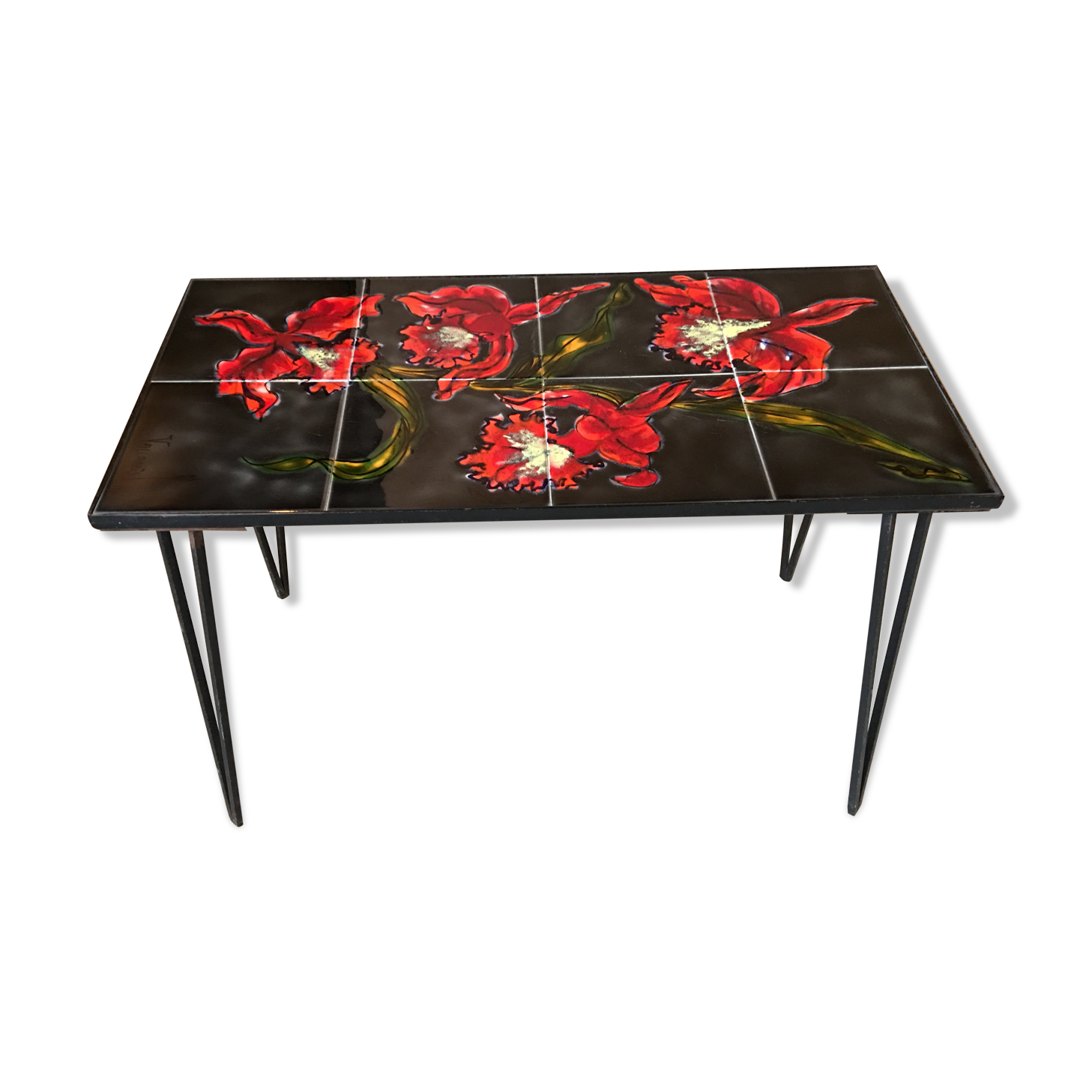 Table basse Vallauris années 50 60
