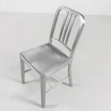Chaise vintage en aluminium Emeco Navy en bon état