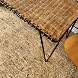 Table basse en rotin Raoul Guys