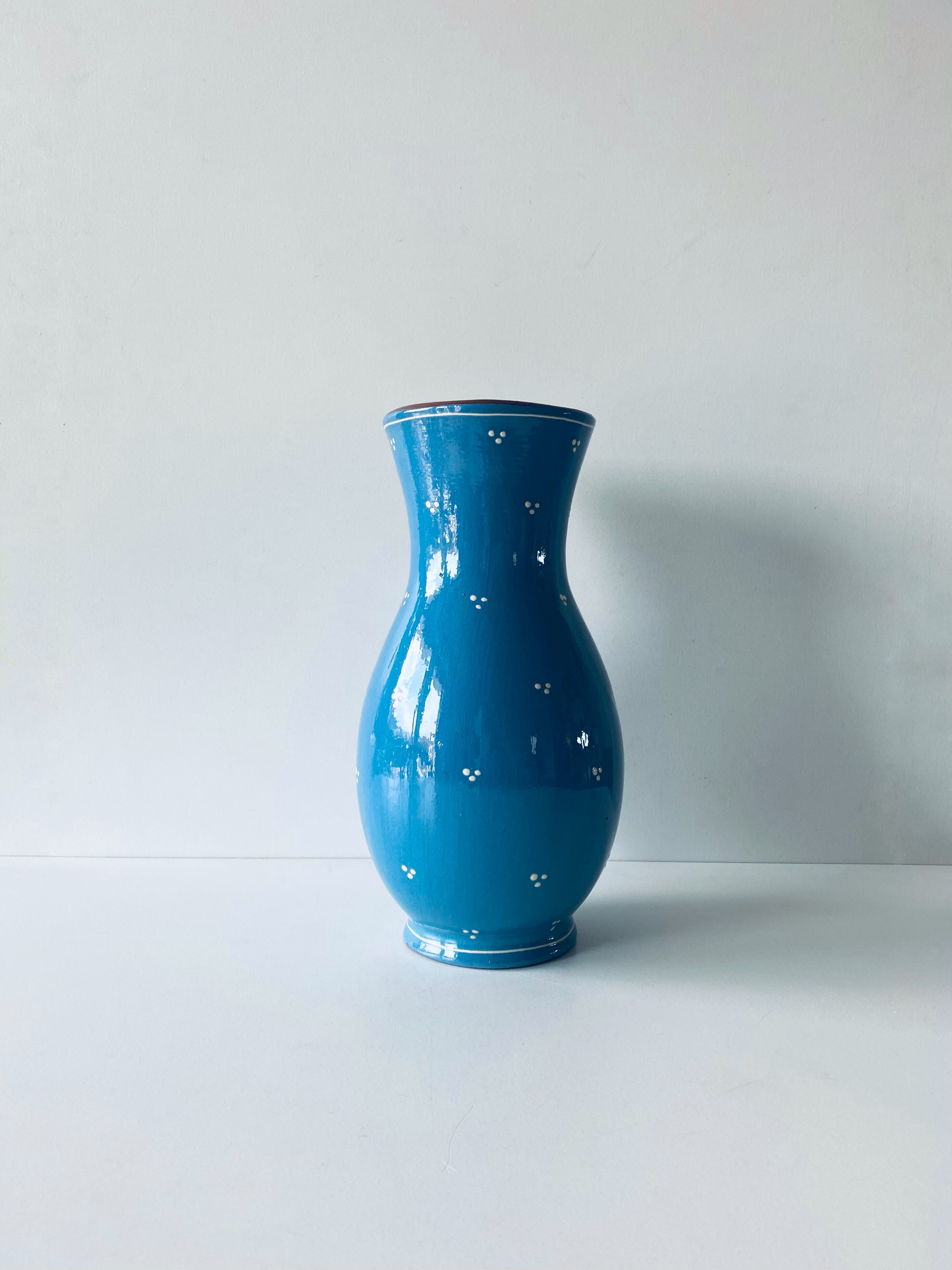 Ancient Savoyard blue vase