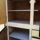 Buffet cuisine in pale yellow formica 50/60 years
