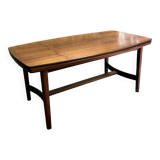 Table extensible en acajou par Jacques Hauville, années 70