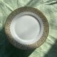 6 plates in limoges porcelain pattern old floral frieze