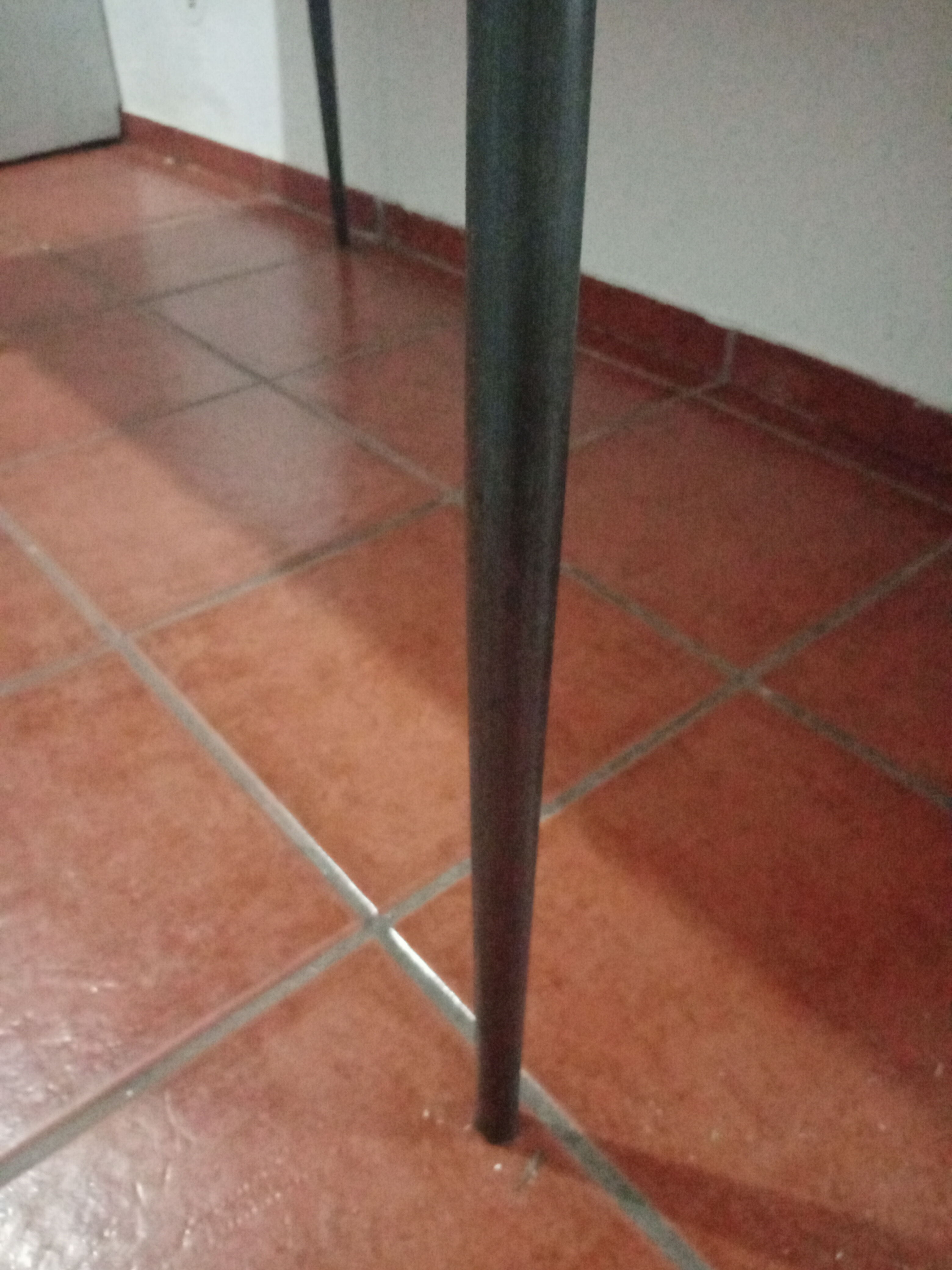 Table workshop footing vintage steel tray planks wood planks