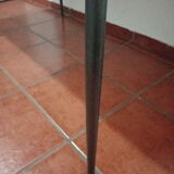 Table workshop footing vintage steel tray planks wood planks