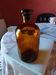 Amber apothecary bottle