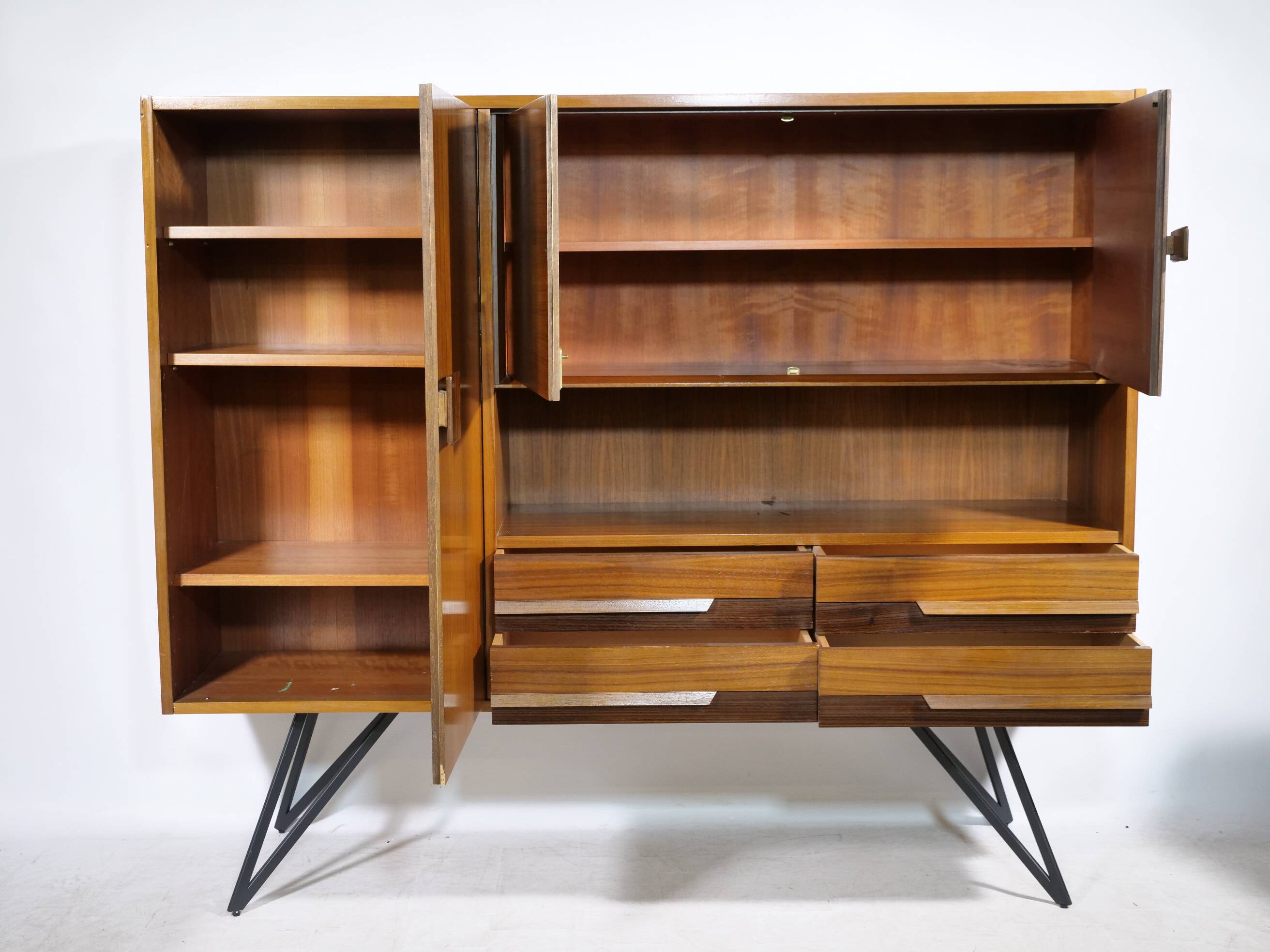 Teak Sideboard by Ernst Dieter Hilker, 1960s Vintage