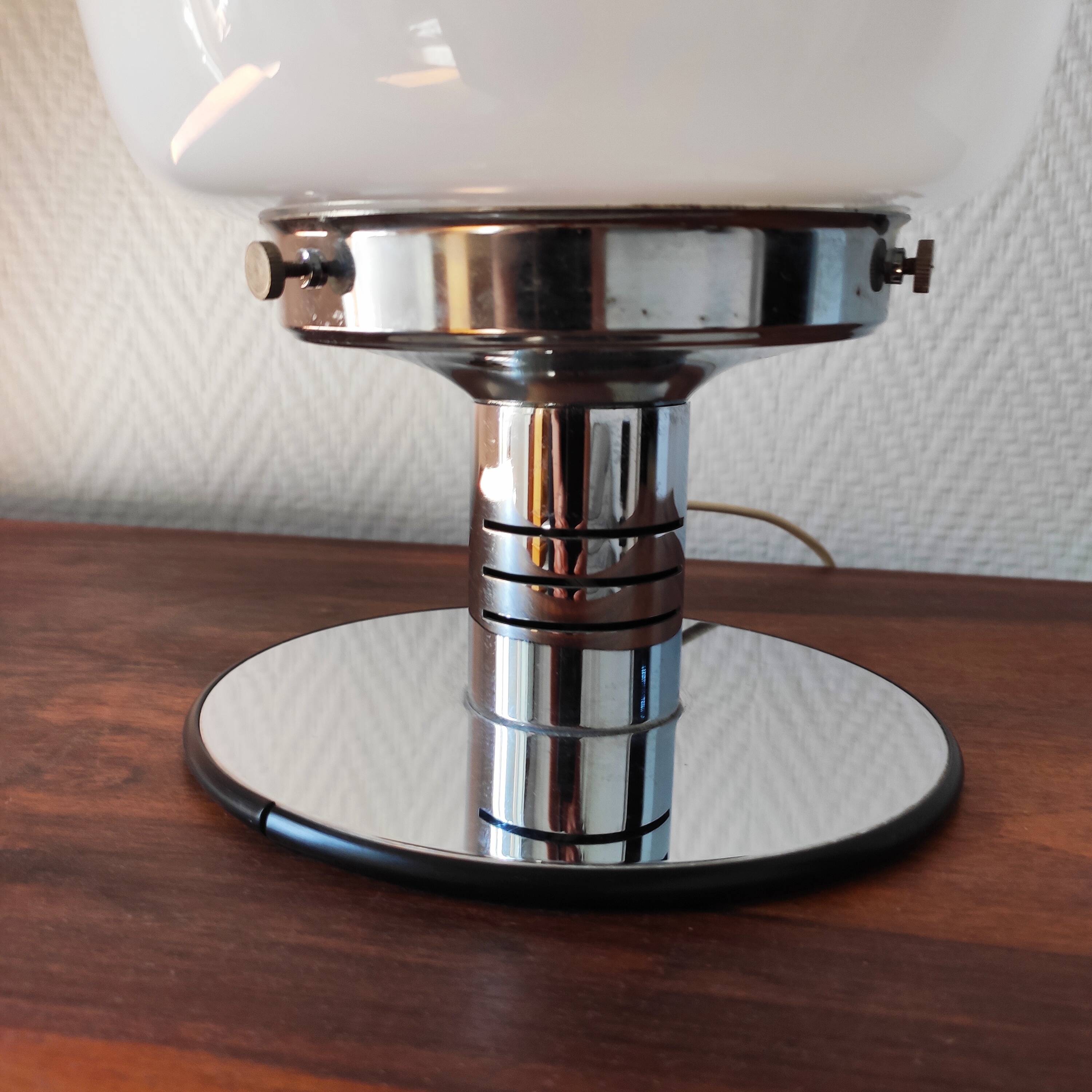 1970 Murano glass ball lamp