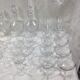 Art deco crystal glass service