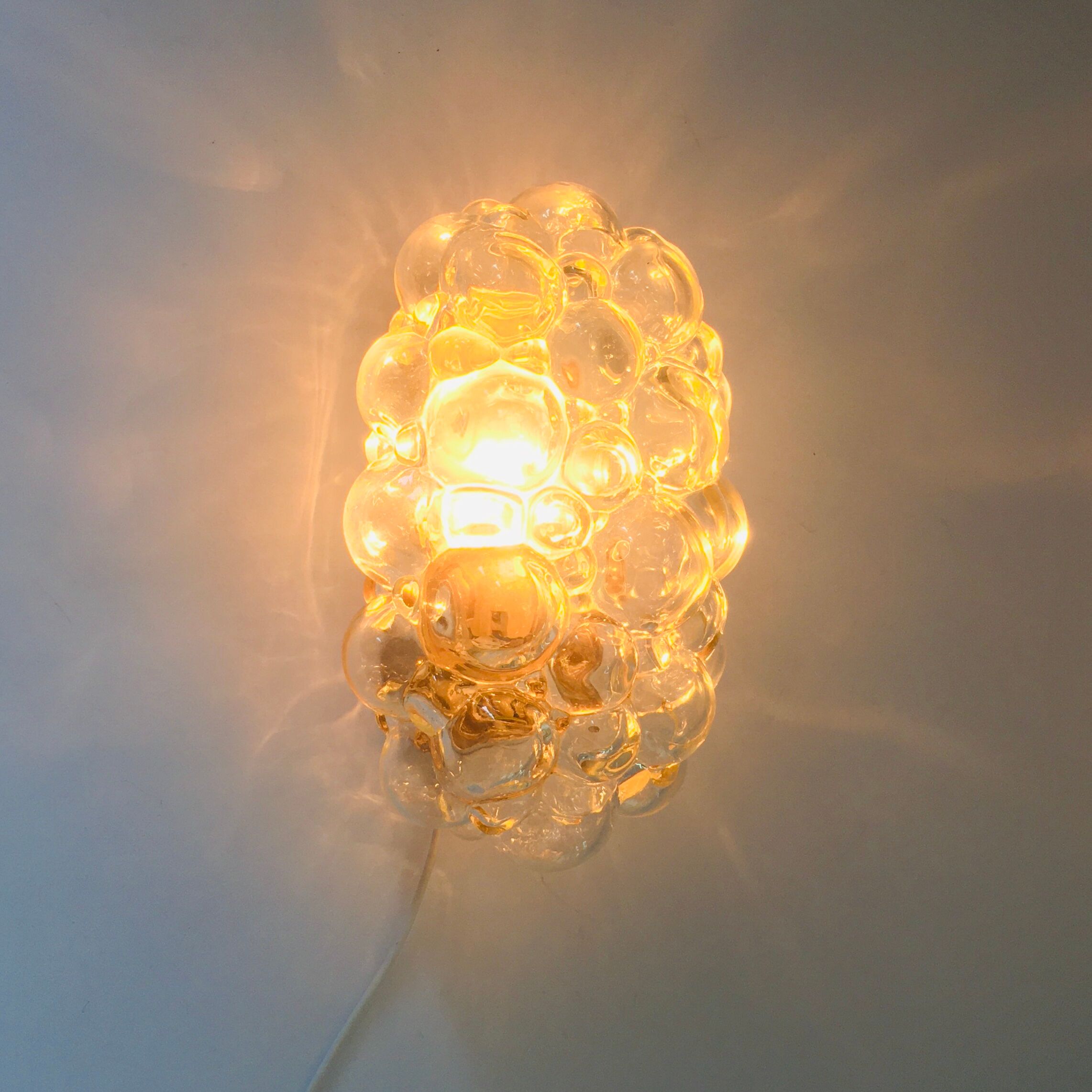 Sconce by Helena Tynell for Glashütte Limburg, Germany, 1960