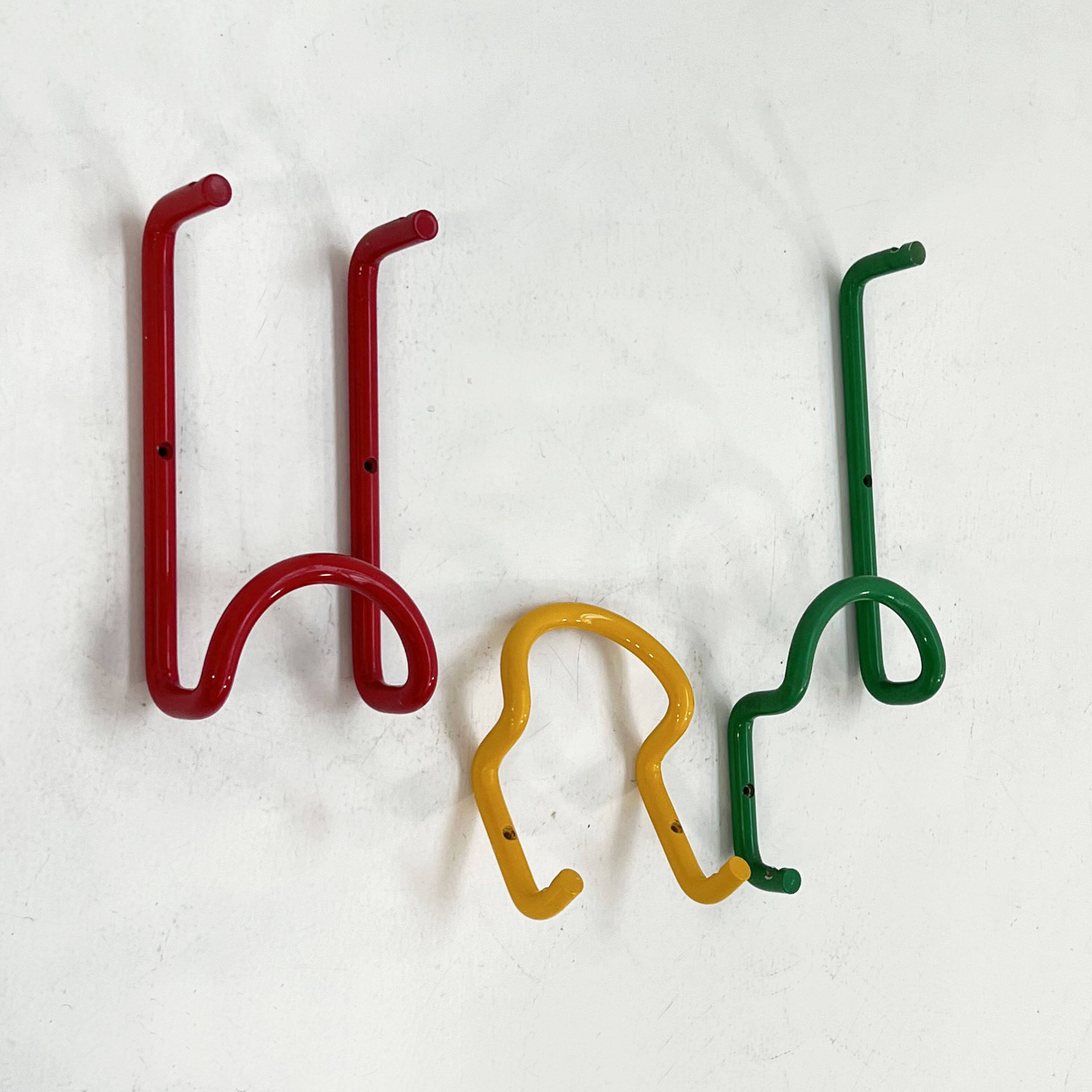 Set of 3 "taka" coat hooks by Cesare Rota Nodari for Acerbis, 1960