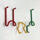 Set of 3 "taka" coat hooks by Cesare Rota Nodari for Acerbis, 1960