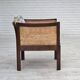 1970s, Danish design by Illum Wikkelsø, armchair model "Plexus", teak wood,