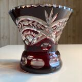 Vase en cristal de Bohême