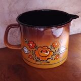 Vintage enameled pitcher