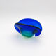 Murano Ashtray Flavio Poli Sommerso Blue Green Design 50s