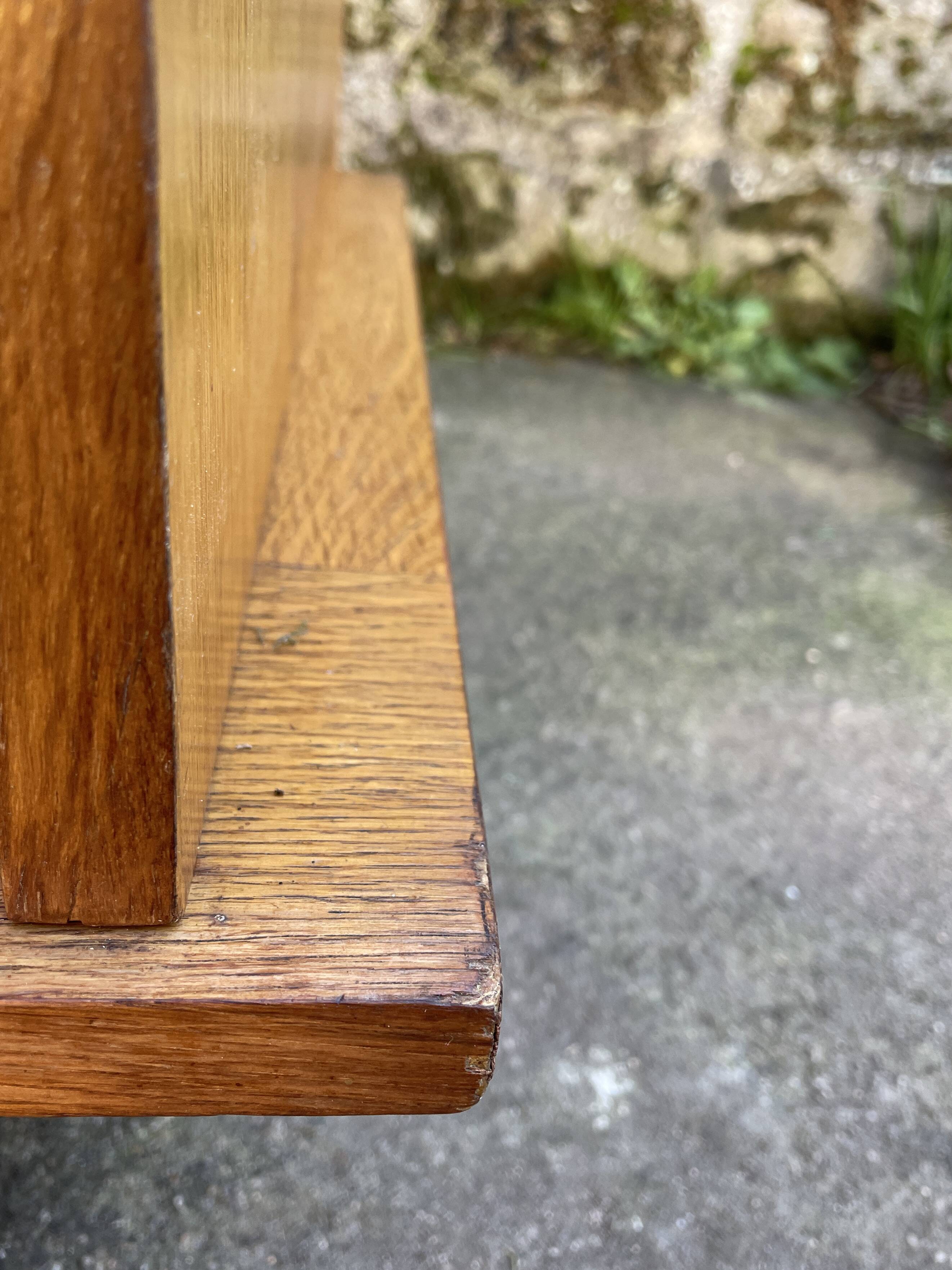 Light oak sliding door wardrobe, 1960