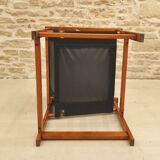 teuil en bois et toile tendue du fabricant Hyllinge Mobler, Danemark